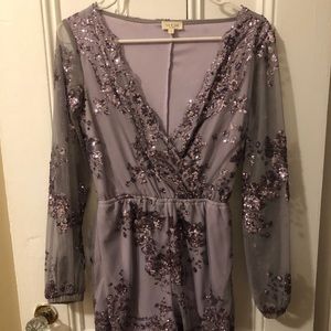 Sparkling Purple Romper